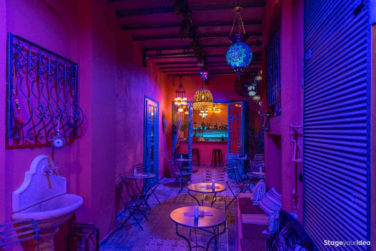 Ανατολίτικη θεματική έκπληξη, χώρος για εταιρικά πάρτυ στη Θεσσαλονίκη