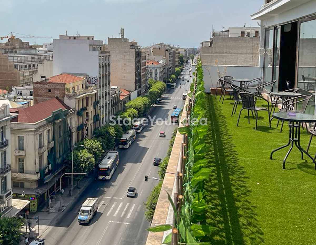 Πολυχώρος Penthouse στη Θεσσαλονίκη, φυσικό φως και θέα για εταιρικά event