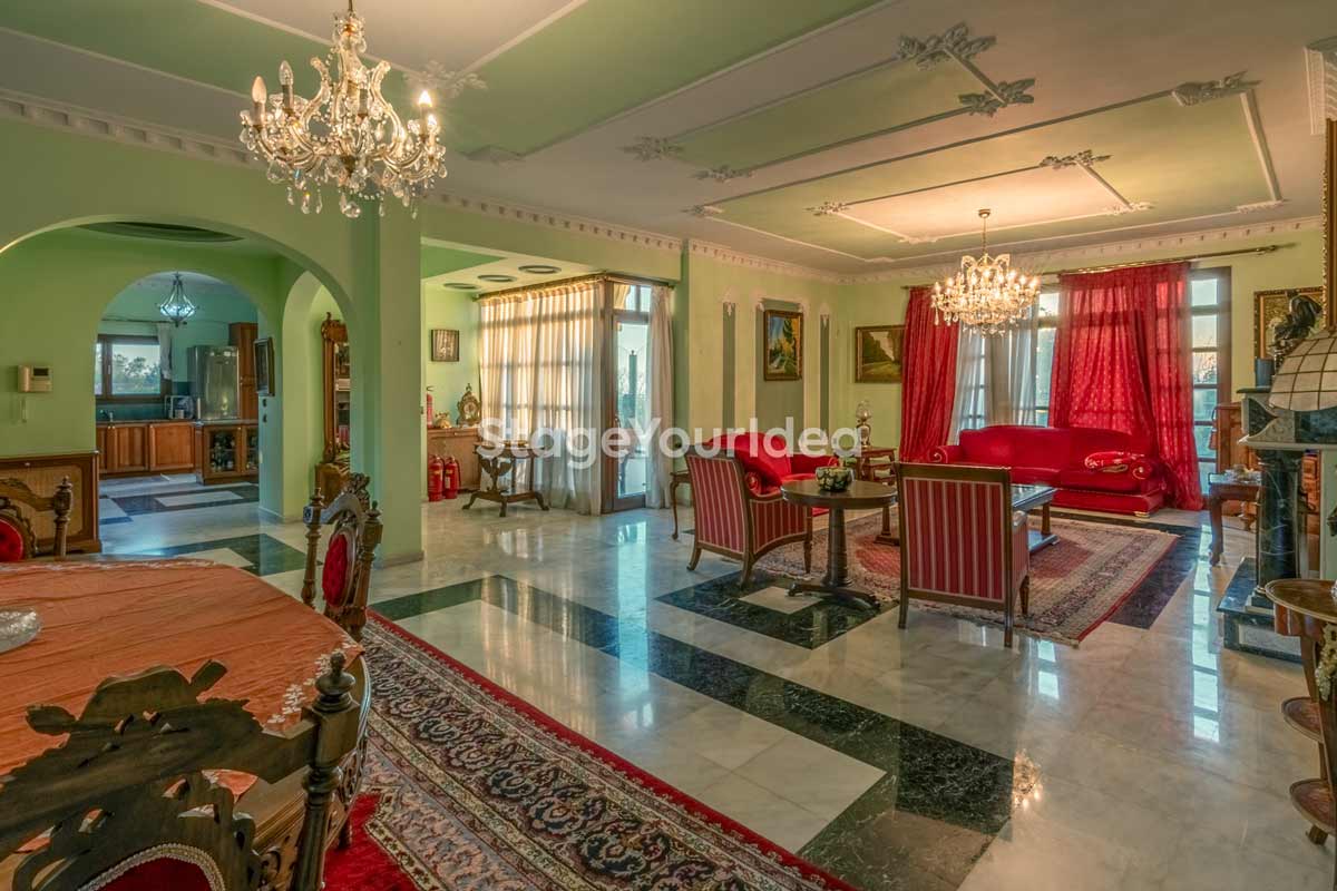 Βίλα στη Θεσσαλονίκη όπου γίνονται διοργανώσεις κοπής πίτας