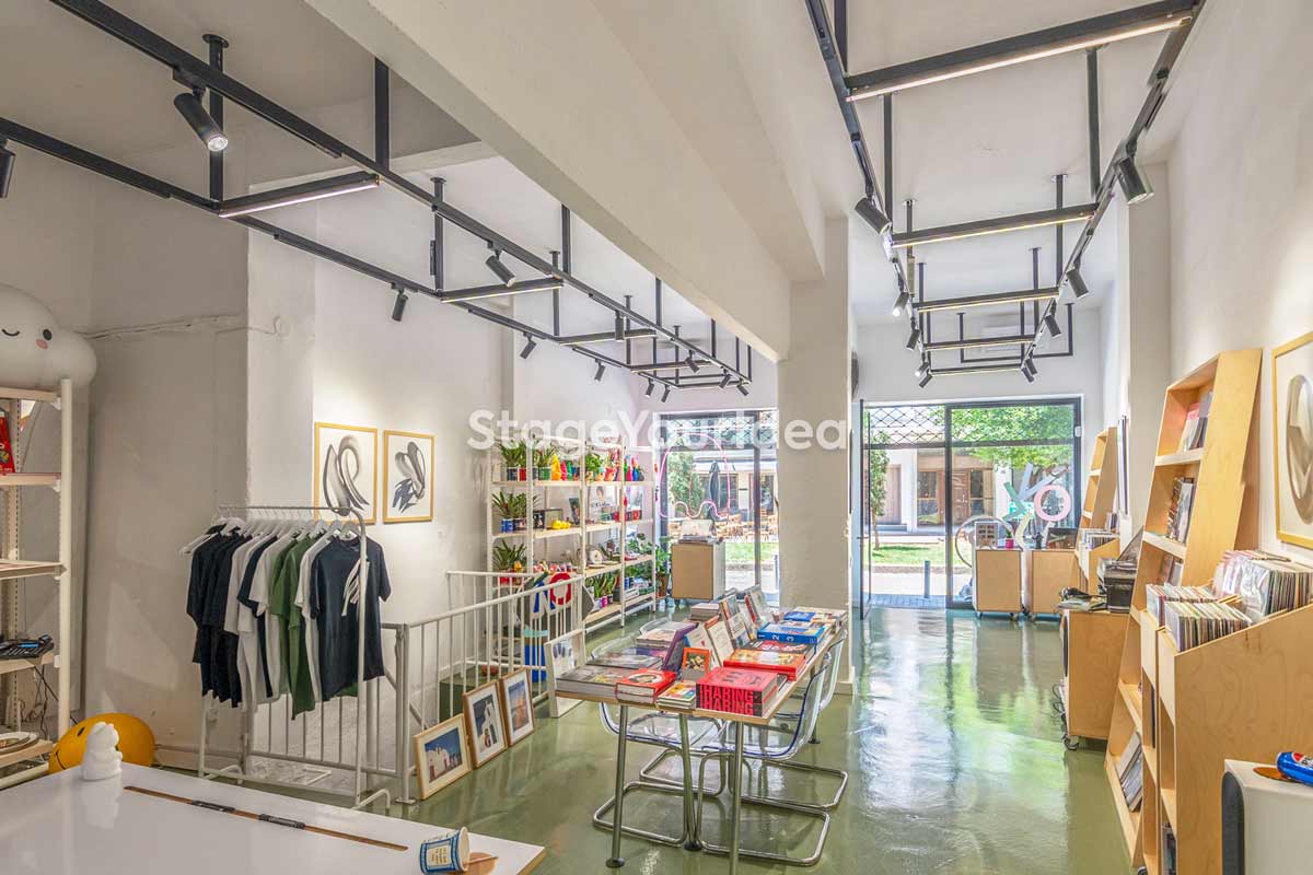 Φωτεινός Pop Up Concept Χώρος για εταιρικά βίντεο παρουσίασης brand