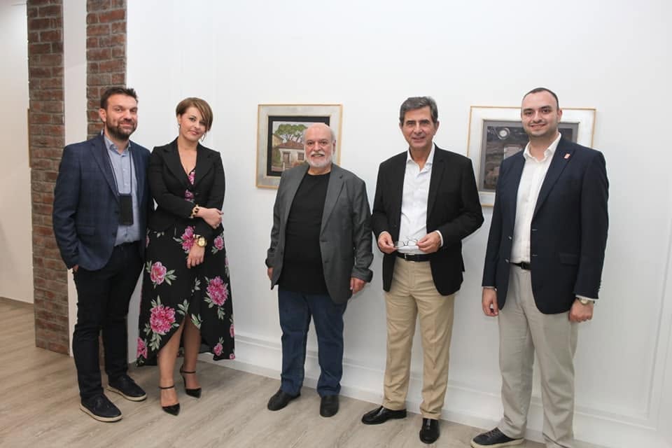 Ομάδα επιφανών συντελεστών της Θεσσαλονίκης σε συγκέντρωση στη Γκαλερί Χαλκός Θεσσαλονίκη