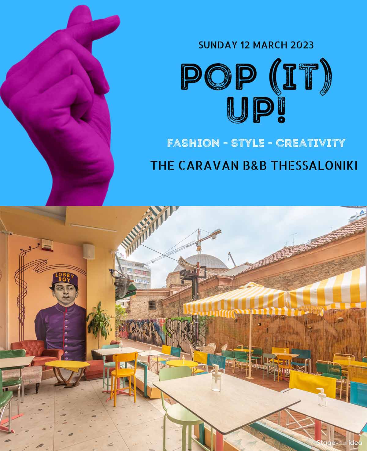 Pop up event σε concept store στη Θεσσαλονίκη με fashion και creative δραστηριότητες