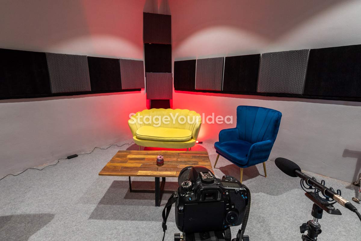 Podcast setup στον πολυχώρο VAST Creative Hub στη Θεσσαλονίκη